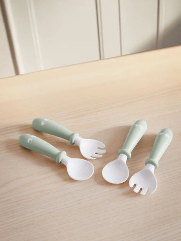 Baby Spoon and Fork, 4 pcs