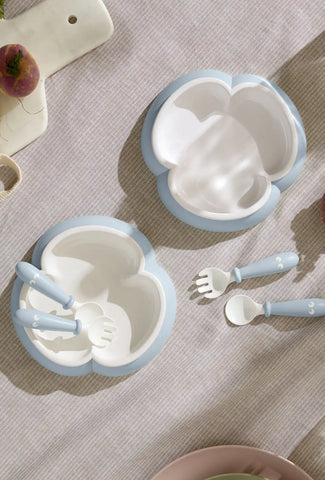 Baby Plate, Spoon and Fork, 2 sets